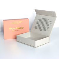 Coffret Magnétique Façon Livre Personnalisé avec Logo en Carton Rigide, Emballage Cadeau en Papier