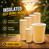 Gobelets en papier avec manchons et couvercles personnalisés pour café, gobelets à café jetables imprimés sur mesure avec couvercles, gobelets à expresso chauds