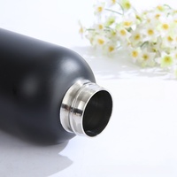 Bouteille d'eau sportive américaine transfrontalière en acier inoxydable 304, tasse isotherme sous vide avec fond en liège, pour activités de plein air et alpinisme