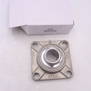 25mm SSUCF205 SUCF205 Edelstahl 4 Schrauben Vierkant flansch UCF205 Steh lager gehäuse SF205 mit SUC205 Kugellager - Product Image 3