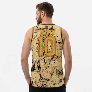 Maillot de basket sans manches Haq Meharban Sport pour homme, imprimé par sublimation, séchage rapide, coupe athlétique, toutes saisons, logo avant - Product Image 3