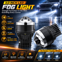 Promotion : Projecteur de Feux Antibrouillard Laser F16 3 Pouces 6000K 12V 24V à Faisceau Haut et Bas avec Support pour Voitures Honda