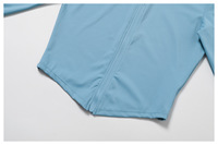 Vestes de Yoga de couleurs unies pour femmes bas en V à séchage rapide coupe ajustée fermeture à glissière avant vêtements d'extérieur de gymnastique tailles S XL grande taille Logo taille