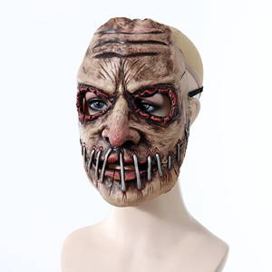 Maschera di Halloween in Lattice 3D Morbido con Bocca Terribile e Cicatrici, Maschera Spaventosa per Cosplay e Feste a Tema Terror - Product Image 4