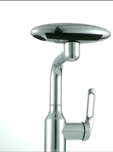 Mezclador de grifo de lavabo cromado de un solo mango de 4 Funciones cartucho de cerámica montado en cubierta - Product Image 3