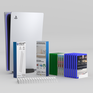 Pour <span class=keywords><strong>PS5</strong></span> contrôleur <span class=keywords><strong>CD</strong></span> disques porte-carte pour Switch2 boîte de rangement de carte de jeu pour <span class=keywords><strong>PS5</strong></span> pour <span class=keywords><strong>PS4</strong></span> Pro manette de jeu support de boîte de carte de jeu support - Product Image 1