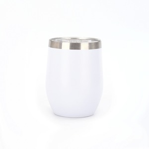 Stainless Steel Tumbler 12Oz Eggshell Cup Vacuum Insulated Portable Travel Mug For Outdoor Office Use - Product Image 2