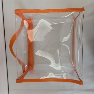 Sac à provisions transparent en PVC sacs en plastique avec logo personnalisé sac fourre-tout de plage transparent cadeau de mariage - Product Image 3