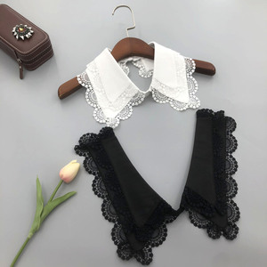 Collier factice en polyester avec strass LHY Fashion, design brodé de perles, collier en <span class=keywords><strong>dentelle</strong></span> détachable, accessoire - Product Image 1