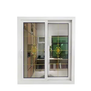 Grelha de janela design de pvc upsorf, vinstyle, plástico, hurricane, vidro temperado, série deslizante americana 65, outros windows an