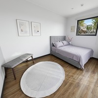 Maisonnette modulaire préfabriquée en forme de cabane Apple pour l'extérieur, maison mobile compacte, maison conteneur pour la vie en plein air, directement de l'usine