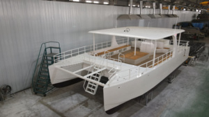 Catamarán de Vela de Aluminio de 12 m con Certificación CE para Paseos Costeros, Recorridos por Lagos y Servicios de Transporte entre Islas - Product Image 6