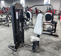 Machine à traction assis avec poids sélectionnables pour entraînement musculaire à domicile, équipement de fitness à charge par broche