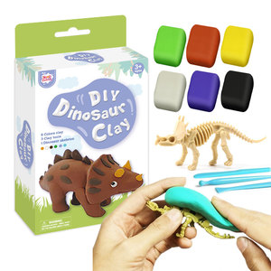 Kit de Pâte à Modeler à Séchage à l'Air pour Enfants, Création Artistique sans Désordre sur le Thème <span class=keywords><strong>des</strong></span> Dinosaures, Cadeau d'Anniversaire pour Garçons et Filles, Retour à l'École - Product Image 2