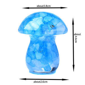 Toptan doğal kristal ezilmiş taş reçine mantar moda trendi DIY ev dekorasyon tahsil promosyon süsler - Product Image 5