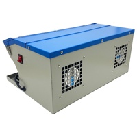 Machine de polissage et de meulage DM-5 à double tête avec roue en tissu et aspiration de poussière, pour tubes de lampe, à vitesse variable, dorée pour bijoux