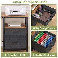 Support d'écran de bureau portable en métal en forme de L, en MDF, gain de place, écologique, avec tiroir de rangement, facile à assembler, pour salon