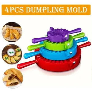 Lot de 4 moules professionnels écologiques en plastique pour raviolis, presse à pâte, emporte-pièces, façonneurs de pâtisserie, pour pierogi et biscuits, pour la cuisine - Product Image 6
