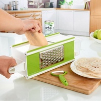 2022 Nieuwe Keuken Multifunctionele Groente Slicer Opvouwbare Rasp Slicer Met Opbergdoos 5 In 1 Multifunctionele Groentesnijder