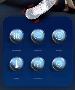 卸売クリトリス刺激装置10個の強力な振動エアポンプインフレータブルGスポットラビットバイブレーターを備えたリアルなディルド - Product Image 4