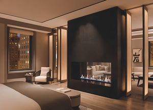 <span class=keywords><strong>Cheminée</strong></span> <span class=keywords><strong>à</strong></span> <span class=keywords><strong>éthanol</strong></span> encastrée personnalisable avec té<span class=keywords><strong>l</strong></span>écommande et protection de sécurité pour villa, maison d'hôtes et hôtel - Product Image 2