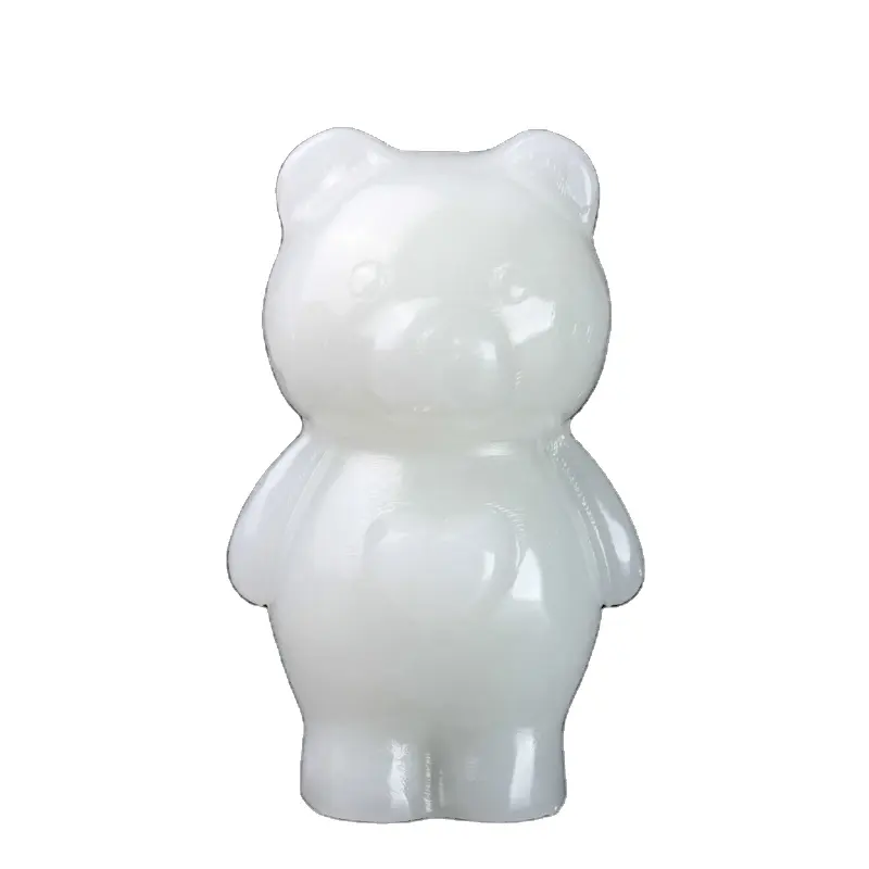 Manufacturers wholesale selling natural crystal gemstone jade bear handicraft decoration hand-carved bear