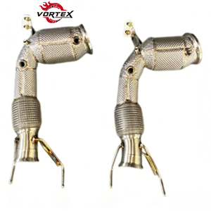 VORTEX Collecteur d'échappement haute performance en acier inoxydable 304 pour BMW M135i F40 M235i F44 B48 2.0T 2020-2025 - Product Image 1