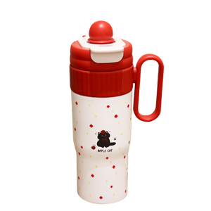 Cat Spirit Giant <span class=keywords><strong>Super</strong></span> Bowl Tasse à glace en acier inoxydable avec couvercle et poignée - Capacité de 7800 ml, Tasse à café de haute qualité - Product Image 4