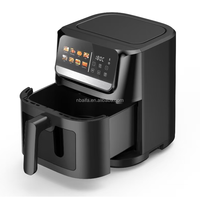 Friteuse à air intelligente Aifa 5L, fonctions numériques, four à air chaud en forme de tambour, écran tactile LED, contrôle de la cuisson, friteuse profonde