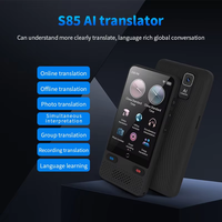 Dispositif de traduction linguistique portable Android arabe prenant en charge 138 langues hors ligne, traduction vocale intelligente en temps réel, S85 Mini
