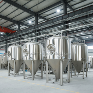 ถังหมักเบียร์ไวน์สแตนเลสสีแดง ขนาด 100-500 ลิตร สำหรับใช้ในครัวเรือนและเชิงพาณิชย์ ยี่ห้อ Towin เหมาะสำหรับวอดก้า วิสกี้ จิน รัม กรัปปา ราเกีย - Product Image 1