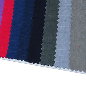 Ripstop Twill dunkelblauer Workwear-Stoff 65% Polyester 35% Baumwolle 21*21 108*58 Tarnung