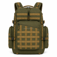 Sac à dos tactique de chasse en plein air personnalisé, système MOLLE, grande capacité, durable, résistant à l'eau, multi-compartiments, camping, randonnée