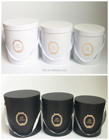 Chapeau rond fleur emballage en gros boîtes en carton pour fleurs 3 pièces ensemble longue durée éternelle fleur éternelle boîte en carton