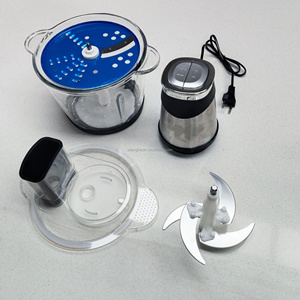 3L Kapazität Edelstahl Elektrische Fleischmühle für den Haushalt mit Glasabdeckung Automatische Funktion Auch als Mixer Verwendbar - Product Image 4