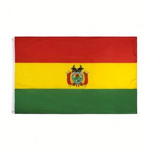 Banderas Nacionales de Bolivia Personalizadas al por Mayor de Alta Calidad, Impresión Digital a una o dos Caras, Bandera Roja, Amarilla y Azul - Product Image 4