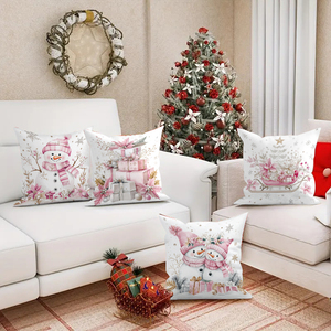Giáng sinh. Vỏ gối in tùy chỉnh. Đệm bao gồm. Ấm cúng. Xinh đẹp. Dễ thương. Thoải mái. Đa năng. Nhà. Ghế sofa. Ngoài trời. Khách sạn. - Product Image 5
