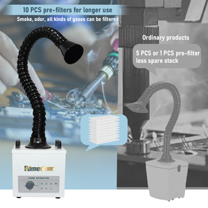 เครื่องดูดควันบัดกรีแบบตั้งโต๊ะ FUMECLEAR FC-100A สำหรับซ่อมโทรศัพท์ เลเซอร์ ตัด งาน DIY เชื่อม กำลังไฟ 100W - Product Image 2