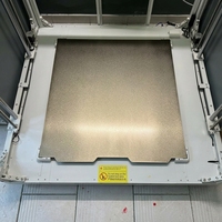 ELEGOO OrangeStorm Giga 820x820mm Pelat Cetak PEI Bertekstur Emas Satu Bagian Baja Pegas Dua Sisi untuk Printer 3D
