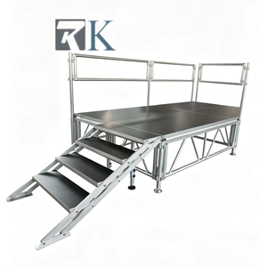 Outdoor Performance Aluminum Adjustable Height Concert <b>Platform</b> Event Truss Plywood Portable <b>Stage</b> - Product Image 1