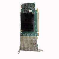 Carte HBA Fibre Channel Quad Port 32G PCIe Gen7 3 X16 LPe35004-M2 avec quatre interfaces SFP Plus indépendantes