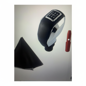 Deluxe Glossy Grey Glass Cover Sport Gear <b>Knob</b> for Peugeot 301 Car Includes Boot + Gear <b>Shift</b> - Product Image 2