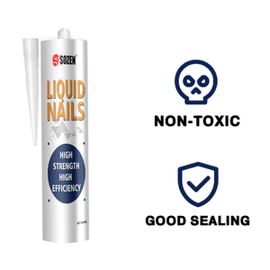 Cường độ cao mục đích chung GP Silicone uPVC PVC gạch góc keo lỏng móng tay không độc hại tốt niêm phong Nail-Free keo chất kết dính - Product Image 3