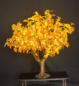 Lámpara Decorativa <span class=keywords><strong>de</strong></span> <span class=keywords><strong>Navidad</strong></span> para Interiores y Exteriores, Balcón, Hogar, Hoja Artificial LED Luminosa, Árbol <span class=keywords><strong>de</strong></span> Arce Brillante, IP65 - Product Image 1