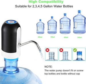 Mini <b>Automatic</b> Electric 5 Gallon <b>Water</b> Bottle <b>Dispenser</b> USB Rechargeable <b>Water</b> Pump Portable Drinking <b>Water</b> <b>Dispenser</b> Pump - Product Image 5
