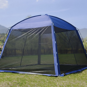 <span class=keywords><strong>Tente</strong></span> dôme en nylon imperméable pour 6 personnes, avec moustiquaire, pour sports de plein air, camping et randonnée, abri solaire hexagonal - Product Image 3