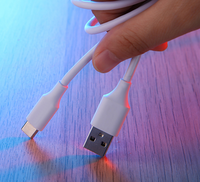 Accessoires de téléphone de haute qualité charge rapide 1.2m TPE matériel ligne de données type-c câble de chargeur de données USB pour téléphone portable