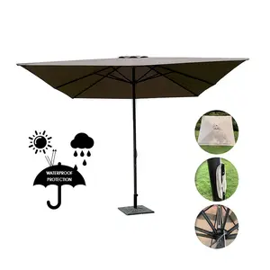 批发最便宜平方雨伞大露台户外家具花园雨伞