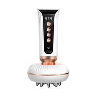 Mikrostrom-Körper massage gerät Gua Sha Elektrische Meridian bürste mit beheizter Vibration Rotlicht therapie Körper abnehmen Anti-Cellulite