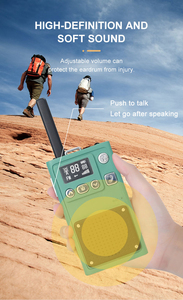 Unidad de Comunicación Portátil Multiusos, Walkie Talkie Clásico, Radio Bidireccional - Product Image 3